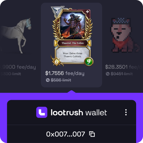 Lootrush wallet illustration